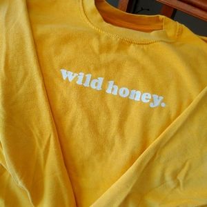 Yellow Cotton Sweater, Wild Honey
